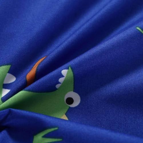 SDIII 4 Pieces Cute Dinosaur Sheets Set Queen, Soft Microfiber Dinosaur Sheets Queen Size, Dino Bed Sheet for Boys Girls Kids and Teens All Season - Image 4