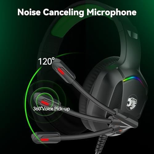 IMYB A36 Gaming Headset with Mic Stereo Headphones for Pc, PS5, Xbox - Image 3