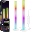 Smart LED Light Bar, RGBICWW TV Light Bars for Room, Gaming With Music Sync by ECWEYAG