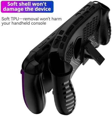 TEHAOUU TPU Protective Case, Compatible with MSI Claw 8 EX AI+ Handheld Game Console, Built-In Kickstand Cover, Game Console Shell for Desktop & Portable Gaming - Image 3