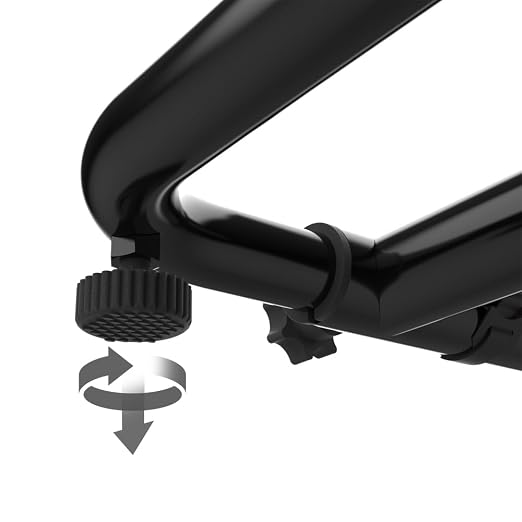 Turtle Beach VelocityOne Universal Stand for Flight Simulation & Racing Simulation Accessories with adjustable height design, metal construction, and fold flat design for PC & Xbox – Black - Image 9