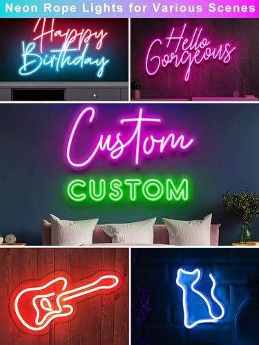 Ledagic 100ft RGB Led Neon Rope Lights, Remote App Control Led Rope Lights - Image 6