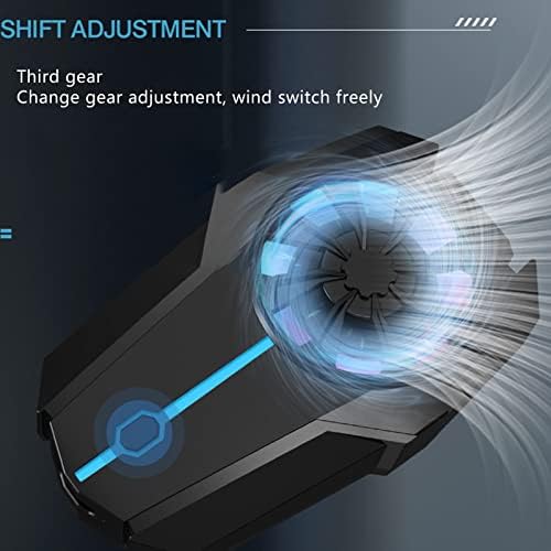 Cell Phone Cooler,Cellphone Radiator with Fan Speed Settings,Fast Cooling Super Silent Mobile Phone Radiator,Fit for Mobile Gaming,Video Streaming,Car Driving - Image 4