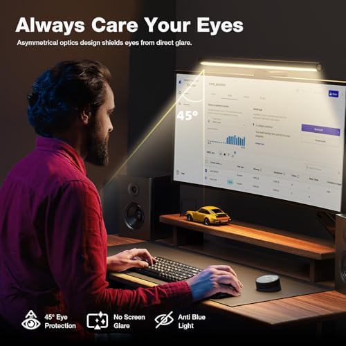 Douxlife Monitor Light Bar, Eye-Care Computer Monitor Lamp - Image 4