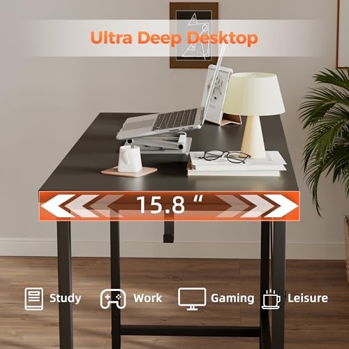 Mericonia 32x16 Inch Computer Desk with Wheels, Small Simple Rolling Desk - Image 7