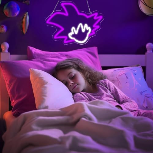 GALLIA Anime Theme Cartoon LED Neon Sign for Wall Decor, Dimmable Anime Light Up Display, Kids Bedroom Game Room Decoration, (Dragon Gohan) - Image 5