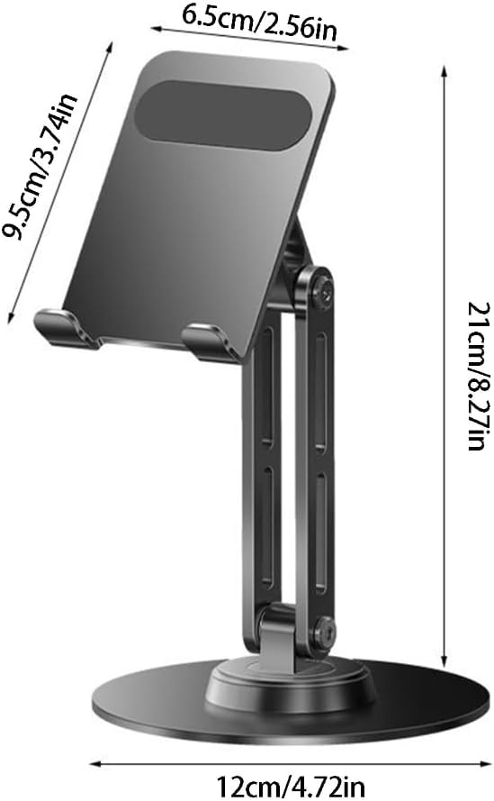Adjustable Foldable Phone Stand with Not Slip Base for Tablets & Smartphones - Image 5