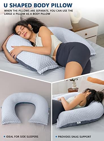 INSEN Reading Pillow, Back Pillow for Sitting in Bed and Couch, Gaming Pillow for Adults, Sit Up Support for Bed - Image 4