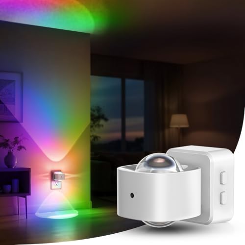 Briignite Night Light Projector, RGB Color Changing Night Light for Kids by WelcometoBriigniteenjoyyourtimehere