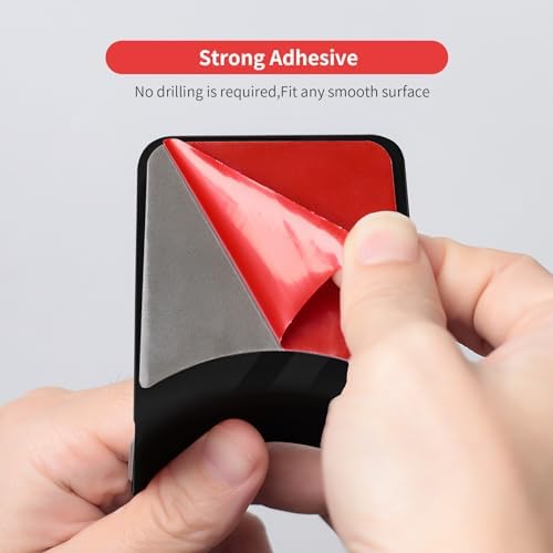 Game Headphone Stand Wall Mount Headset Hook Adhesive Headphone Hanger for Ear Headphone, Game Accessories (Wall Mount Black) - Image 5