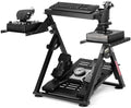 GTPLAYER Flight & Sim Racing Wheel Stand Simulator Cockpit Racing Steering Shifter and Flight Control Mounts Fit for Logitech/Thrustmaster/PXN Gaming Devices, Electronic Devices NOT Included, Black by GTPLAYER