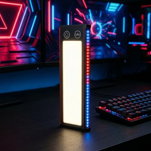 Light Bar Desk Lamp with Music Sync & RGB Ambient Lighting - Image 2