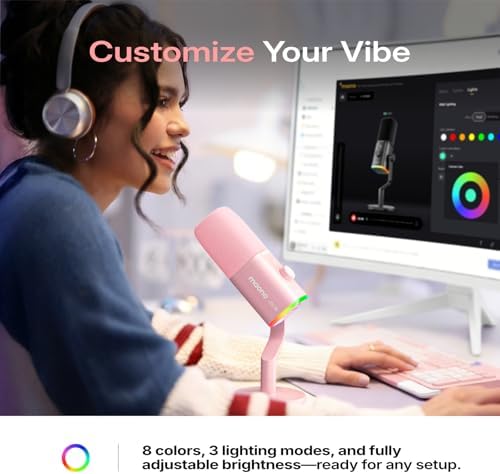 MAONO PD100W Wireless Dynamic Gaming Microphone for PC with USB-C Receiver - Image 6