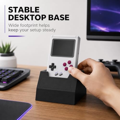 Desktop Gaming Stand for Retroflag GPi CASE – Upright Display Dock | Cable-Free Design | Stable Non-Slip Base for Retro Handheld Console Accessories - Image 5