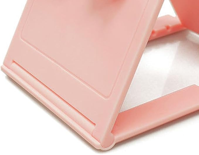 Game Console Stand Holder with Phone Tablet Holder, Foldable Angle Adjustable Portable Bracket for Lite, Mobile Phone, Book Reader, Tablet - Anti Slip, Charging Port (Pink) - Image 4