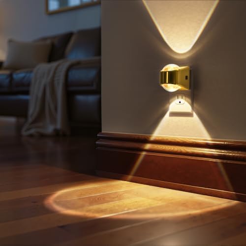 Briignite Projector Night Light, Rotating Gold Night Lights Plug into Wall - Image 7