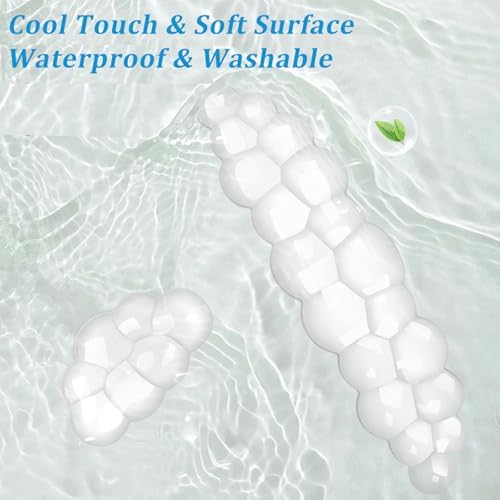 Gel Cloud Wrist Rest for Keyboard and Mouse, Clear Cloud Keyboard Wrist Rest Set, Ergonomic Cloud Wrist Support for Typing Pain Relief, Cute Wrist Pad for Office, Gaming, Computer, Laptop - Image 4