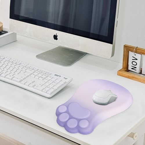 L-SPOUTTO Ergonomic Mouse Pad with Wrist Rest,Cute Mouse Pad Wrist Support - Image 6