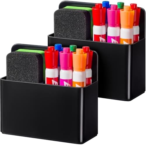 BEYGORM Plastic Magnetic Pen Holder, Powerful Magnet, 2 Pack by BEYGORM