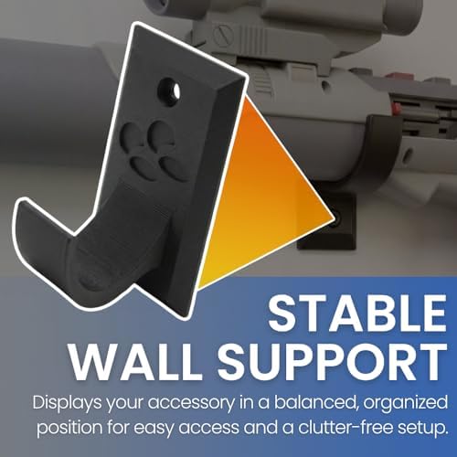 Wall Mount Compatible with Nintendo - Secure Storage Display Holder | Retro Scope Controller Organizer | Collector Shelf Showcase for Gaming Rooms - Image 6
