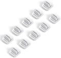 10Pack Cable Spring Holder Clips, Cord Organizer for Desk - Lamicall Adjustable Cord Clip, Wire Holder Organizer, Phone USB Charger Cable Holder, White by Lamicall