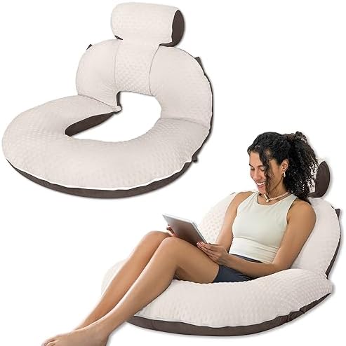 INSEN Reading Pillow, Back Pillow for Sitting in Bed and Couch, Gaming Pillow for Adults, Sit Up Support for Bed by INSEN