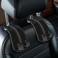 Blusabaca 2PCS Car Seat Headrest Hooks, Purses Bags Holder, Black by Blusabaca