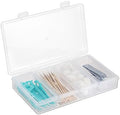 Hipiwe Plastic Qtip Cotton Swab Travel Case Hair Accessories Holder, 4-Slot by Hipiwe