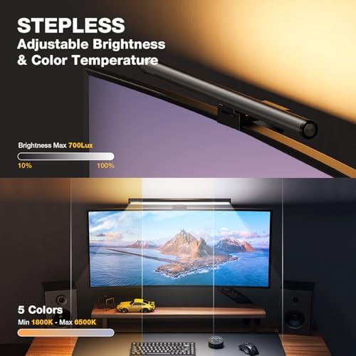 Douxlife Monitor Light Bar Eye-Care Computer Screen Lamp for Home Office - Image 3
