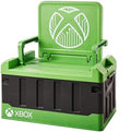 Numskull Xbox 2-in-1 Toy Storage Box & Folding Chair - Gaming Accessory Organizer with lid and handles for Family Rooms, Official Microsoft Merchandise by Numskull