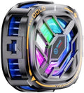 CHONCHOW Magnetic Cell Phone Cooler, RGB Phone Cooling Fan Portable Lightweight Mobile Phone Cooling Fan, Phone Radiator with Larger Cooling Area for Phone/Tablet/IPad (with Digital displays) by CHONCHOW