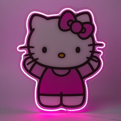 Silver Buffalo Sanrio Hello Kitty LED Neon Light, Wall Art by SilverBuffalo