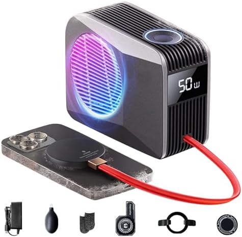 Phone Cooler for Gaming, Magnetic Cell Phone Cooler for iPhone Cooling by WHYNOTRY