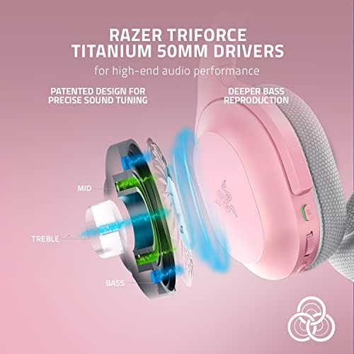 Razer Barracuda Wireless Gaming & Mobile Headset, 2.4GHz + Bluetooth, Pink - Image 4