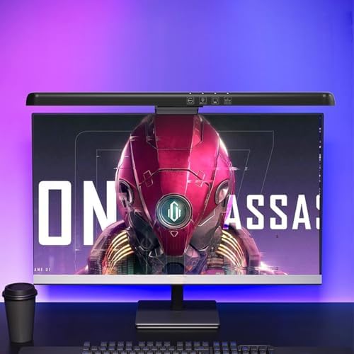 Computer Monitor Light Bar Curved Screen Hanging Light with RGB Colorful Ambient Light Four Modes Touch Control Eye Protection LE13 B - Image 4