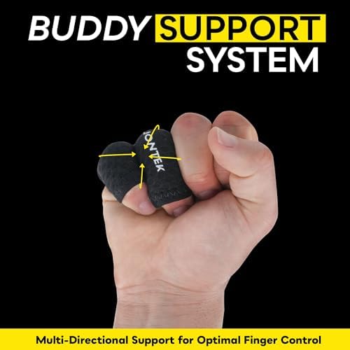 LIONTEK Pinky-Ring Flow Finger Sleeve V3 Pair — Joint Support & Compression for Activity, BJJ, Fitness, Volleyball, Basketball, and More (Medium) - Image 7