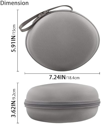 for Beats Studio Pro/Studio3/Solo4/Solo3 Headphones Hard Case, Sandstone - Image 6