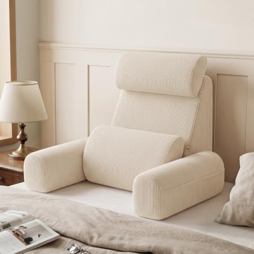 Blissful Diary Reading Pillow with Adjustable Neck & Lumbar Support, 19" by BlissfulDiary