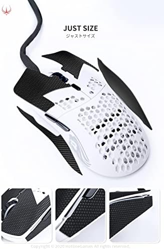 [Grip Upgrade] HOTLINEGAMES 2.0 Plus Anti Slip Grip Tape Compatible with Logitech G502 Wired, G502 Wireless Gaming Mouse Skins,Sweat Resistant,Cut to Fit,Easy to Apply,Professional Mice Upgrade - Image 4
