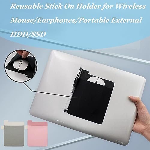 RIVEENY Portable Hard Drive Sleeve for Laptop,SSD Solid State Drive,Stick on External Hard Drive Carrying Case, Pocket Pouch - Image 6
