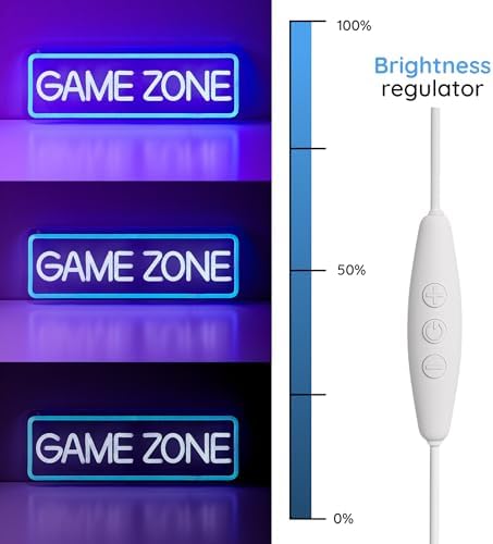 Neon Lights Gamer Room Decor, LED Gaming Lights, Boys Bedroom Decor - Image 3