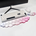 Gel Keyboard and Mouse Wrist Rest, Cloud Wrist Pad for Computer Keyboard | Wrist support for Keyboard 60%/68%/75%,Cloud Wrist Rest,Keyboard Cushion, Comfort & Support for Typing and Gaming by Sumgsn