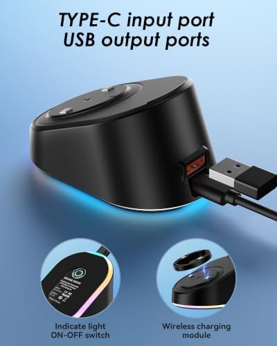 Charging Dock for Logitech G502/G502X/G502X Plus Lightspeed, G Pro X Superlight 2 DEX/Superlight 2/1, G703,G903,G403 Lightspeed and G PRO Computer Mice, Wireless Mice Charging Dock with RGB Light - Image 7
