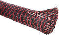 Alex Tech 10ft - 1 inch Cord Protector Wire Loom Tubing Cable Sleeve Split Sleeving For USB Cable Power Cord Audio Video Cable – Protect Cat From Chewing Cords - Blackred by AlexTech