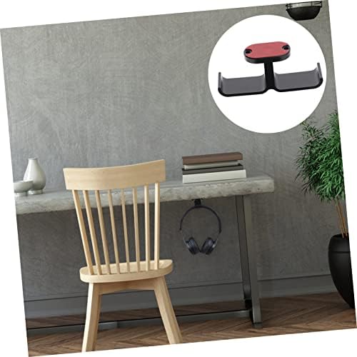 ARTIBETTER Under Desk Headphone Stand with Double Hook Design and Stick Installation Space-Saving Headset Hanger for Home Office and - Image 6