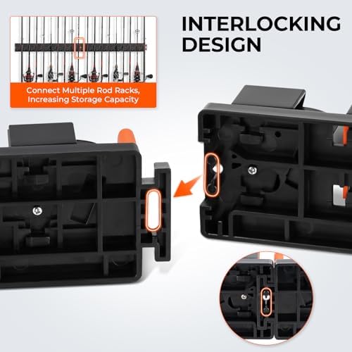 KastKing GravityLock V9 Vertical Fishing Rod Holder, Holds 9 Fishing Rods - Image 4