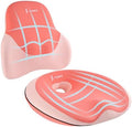 FLORICH Seat Cushion Lumbar Support Pillow for Office Chair, Car Lower Back Support, Ergonomic Desk Chair Pillow for Butt and Back Support of Memory Foam Seat Pad(Pink) by FLORICH