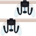 YYST Desk Mount Game Controller Holder Clamp On Hanger Holder Storage Rack for PS3/PS4/PS5/Xbox 360/Xbox One/S/X/Elite/Series S/Series X Controller, Pro Controller,etc-No Game Controller-Black by YYST