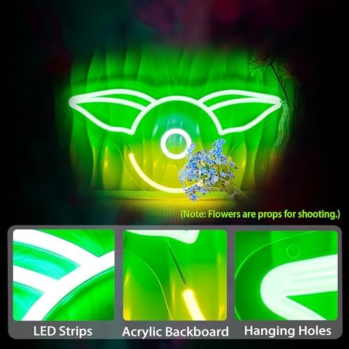 Neon Signs for Wall Decor, Anime Led Sign Neon Light up Signs - Image 6