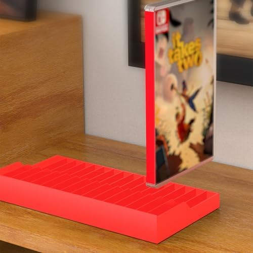 16-Game Case Holder & Organizer for Nintendo Switch, White - Image 3